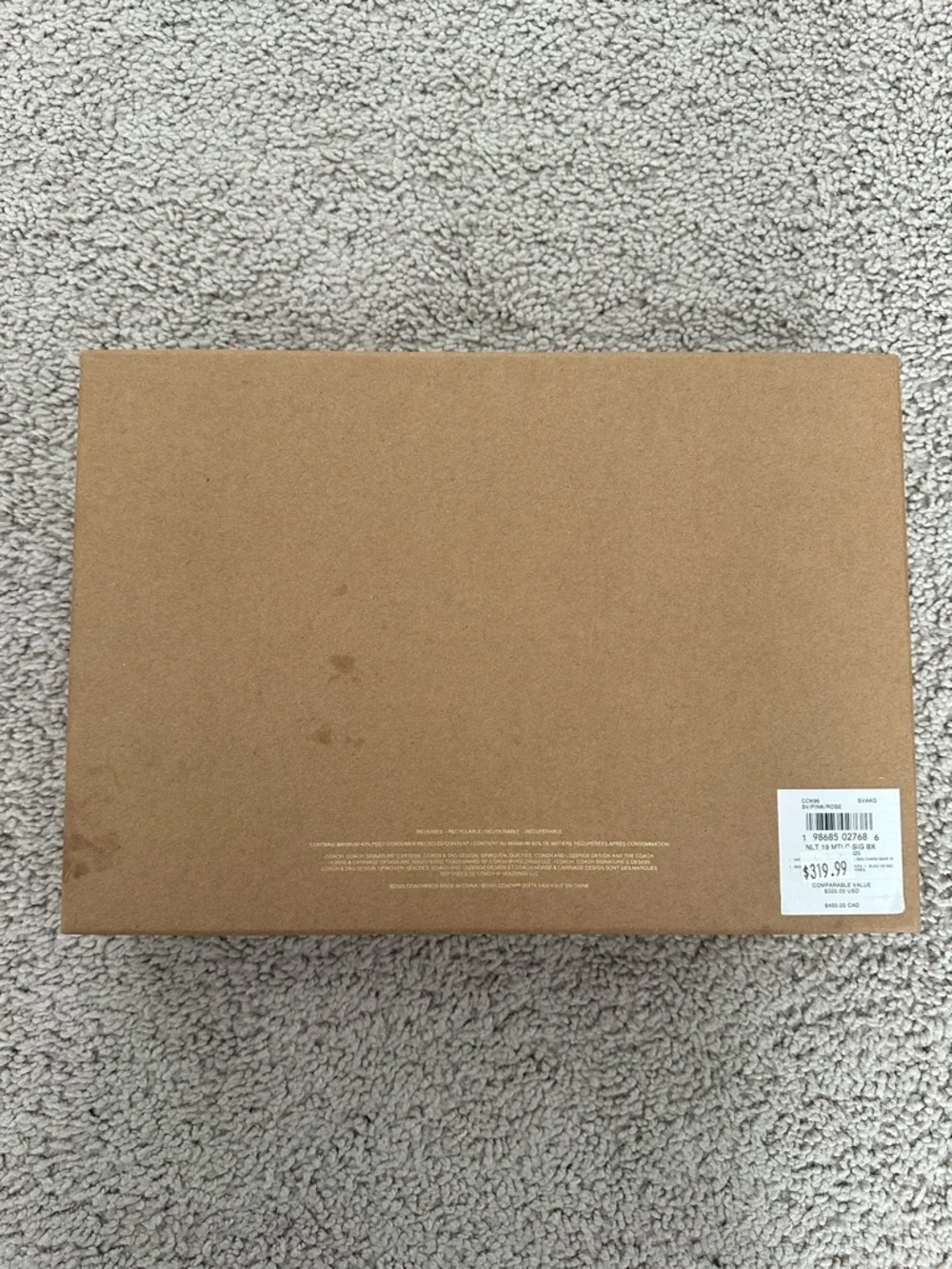 NWT Coach Boxed Nolita 19 And Nolita Bag Charm Set Pink/Rose CCK96 - Picture 9 of 9